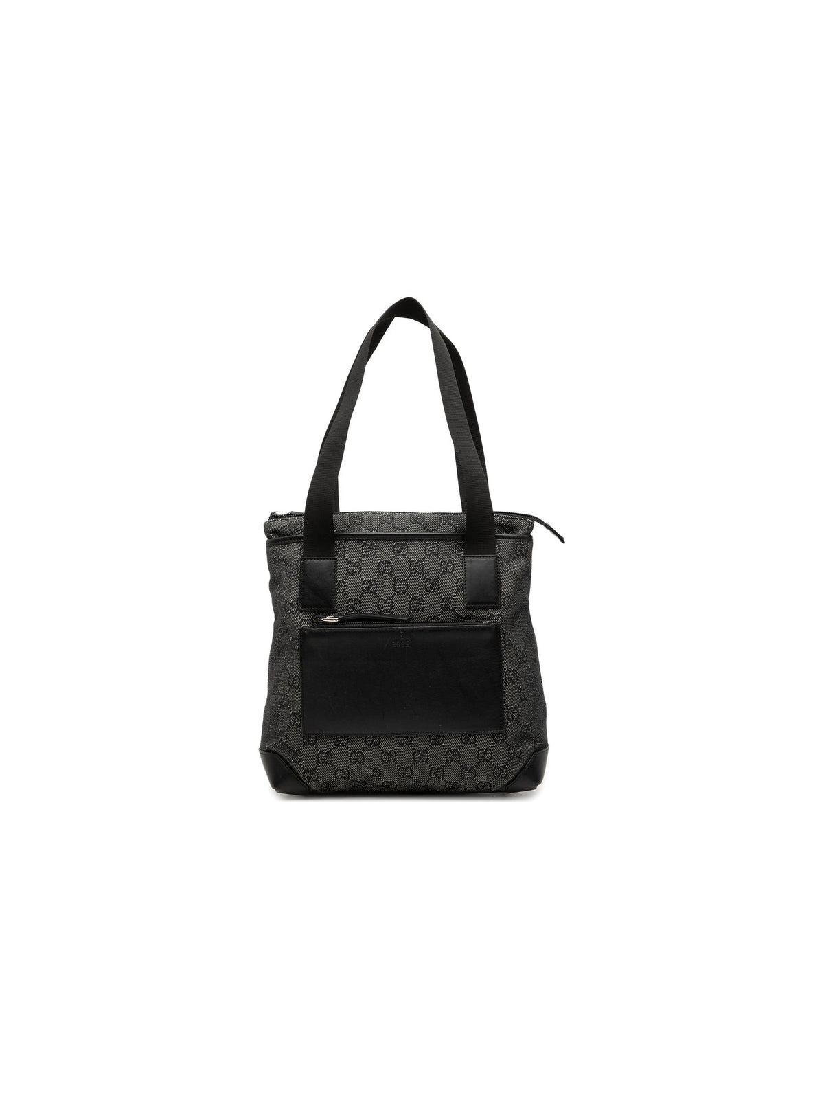 Gucci Tote Bag Denim Black (Pre-Owned)