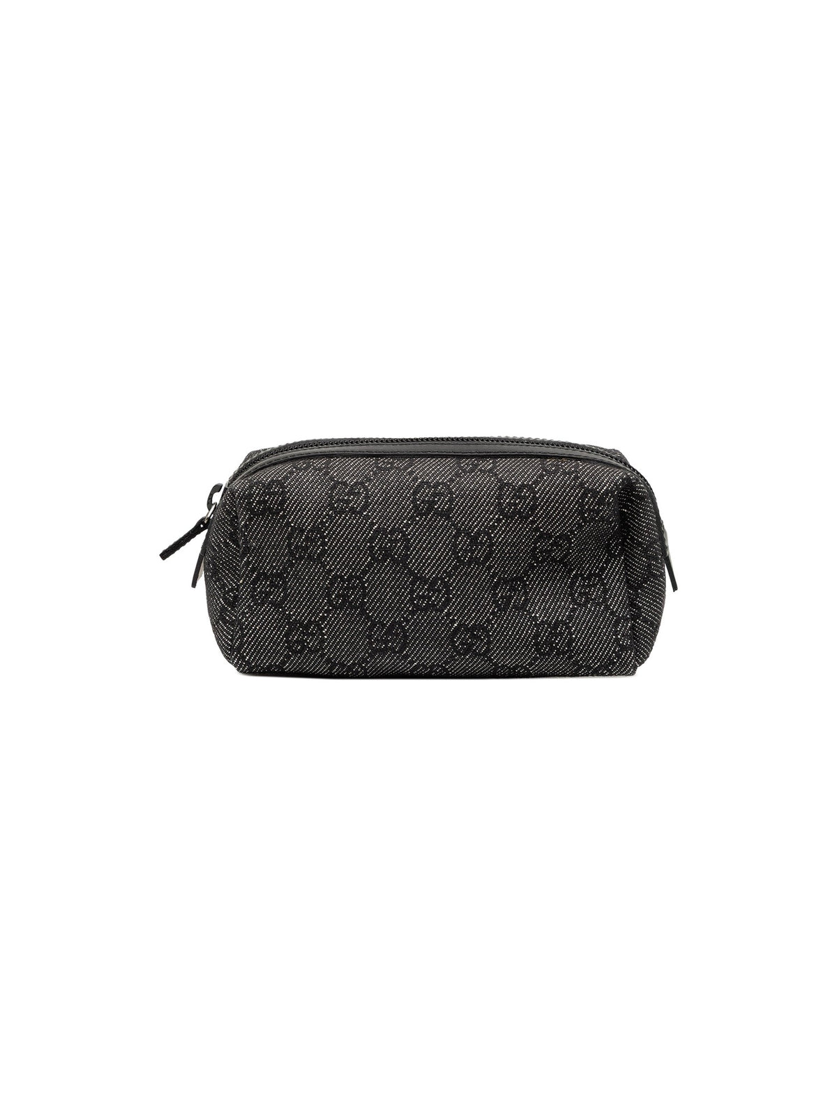 Gucci Cosmetic Pouch GG Denim Grey (Pre-Owned)