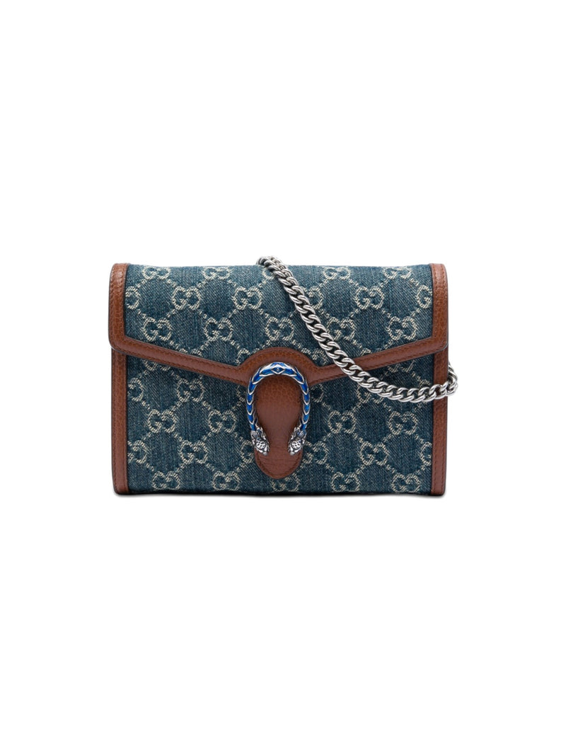 Gucci Wallet on Chain Dionysus Denim (Pre-Owned)