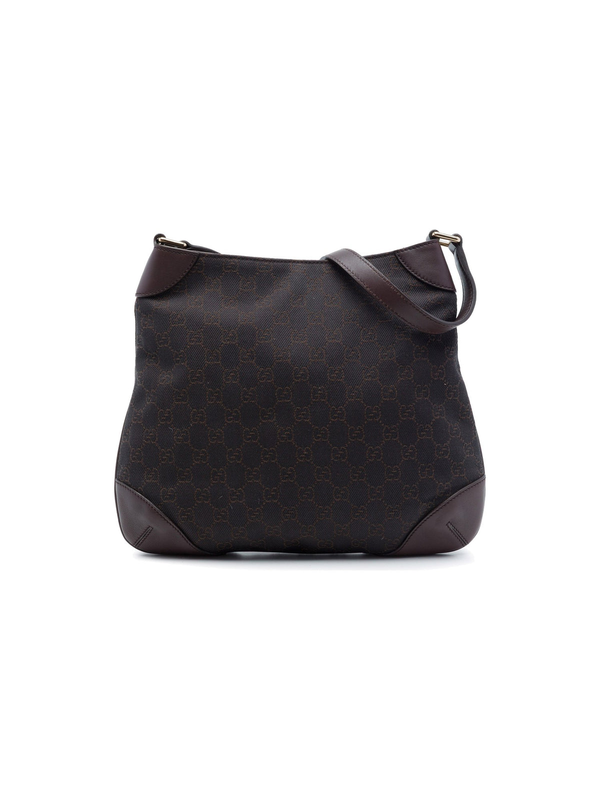 Gucci Shoulder Bag GG Denim Brown (Pre-Owned)