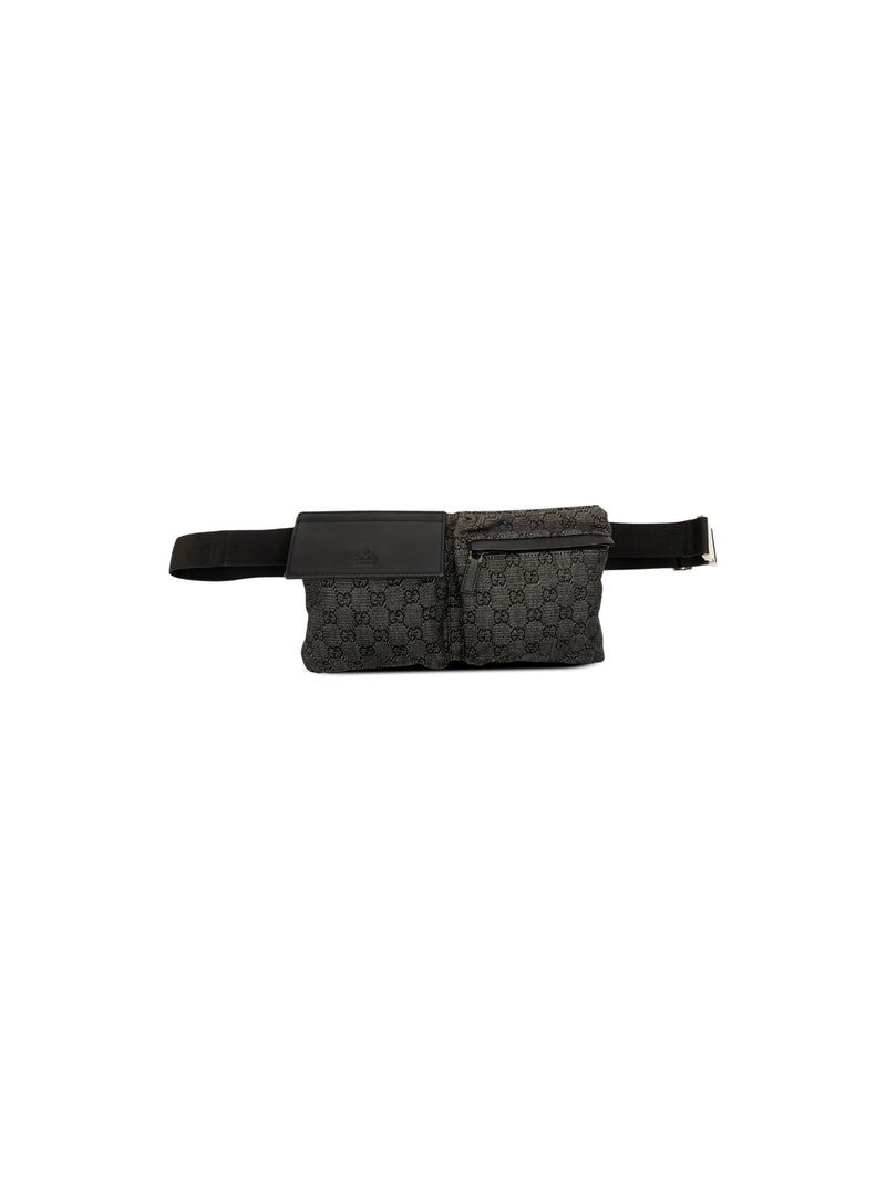 Gucci Belt Bag Double Pocket Denim (Pre-Owned)