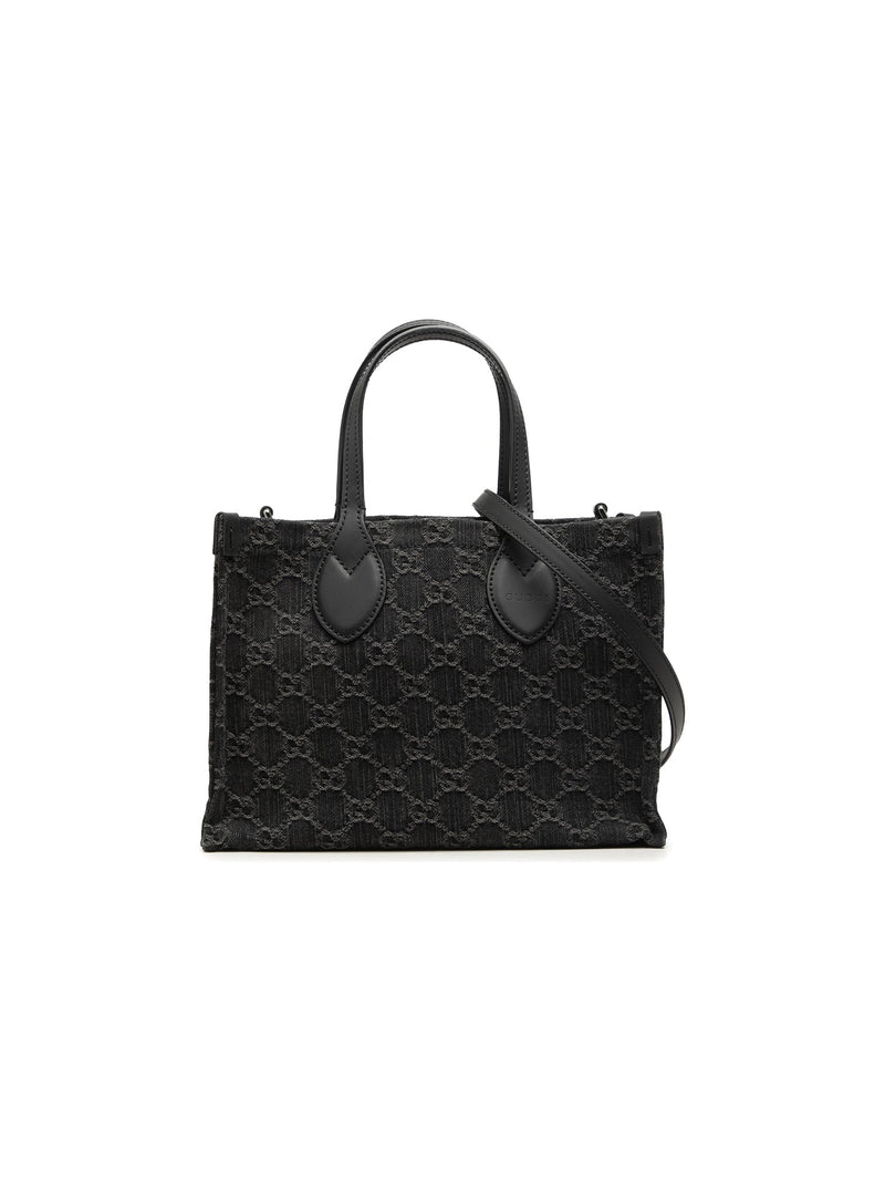 Gucci Tote Bag Ophidia GG Denim (Pre-Owned)