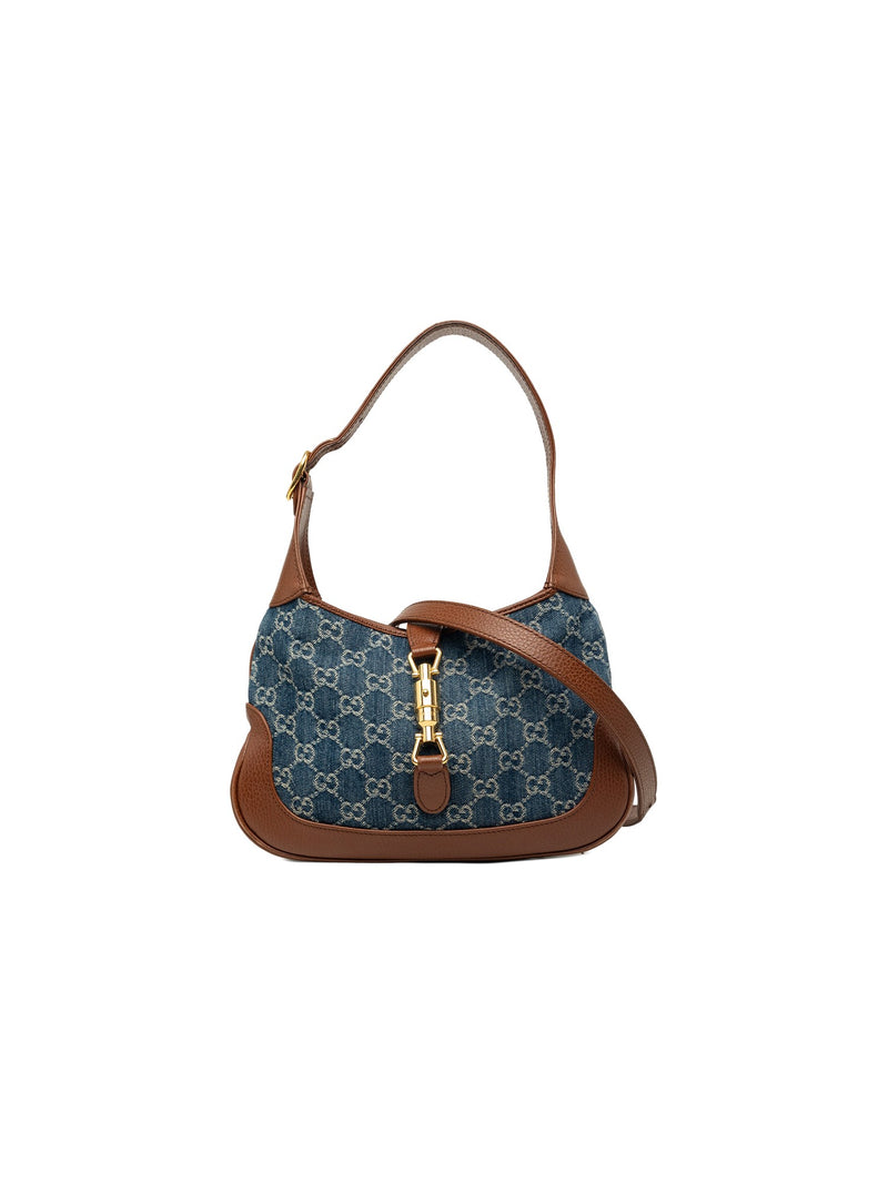 Gucci Crossbody Bag Jackie 1961 Denim (Pre-Owned)