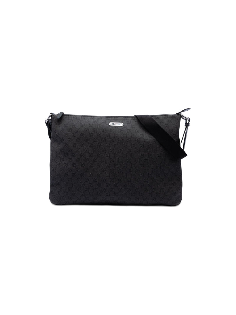 Gucci Crossbody Bag GG Denim Black (Pre-Owned)