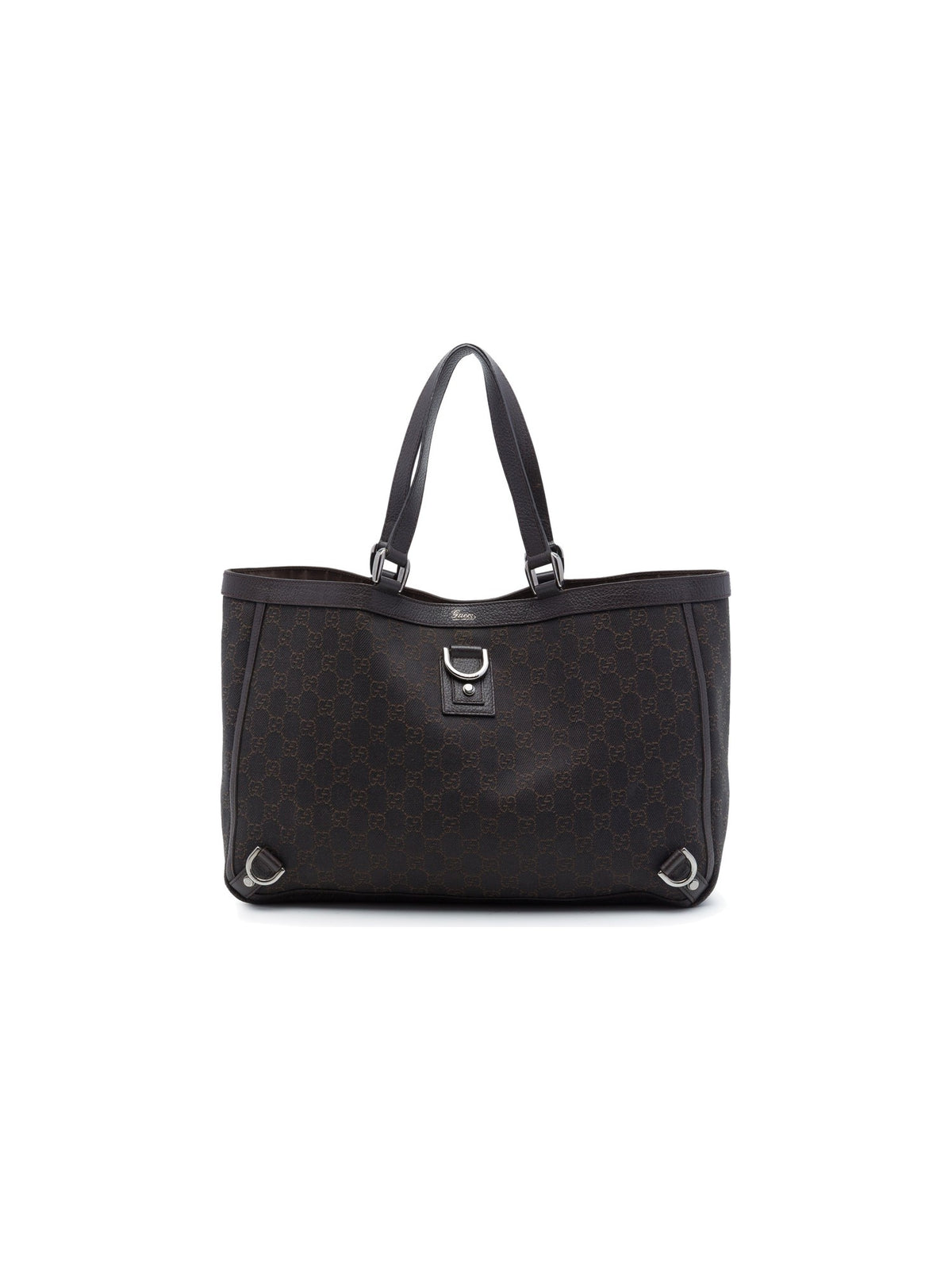 Gucci Tote Bag Abbey D-Ring Denim (Pre-Owned)