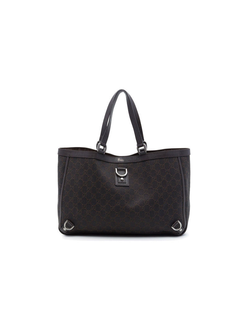 Gucci Tote Bag Abbey D-Ring Denim (Pre-Owned)