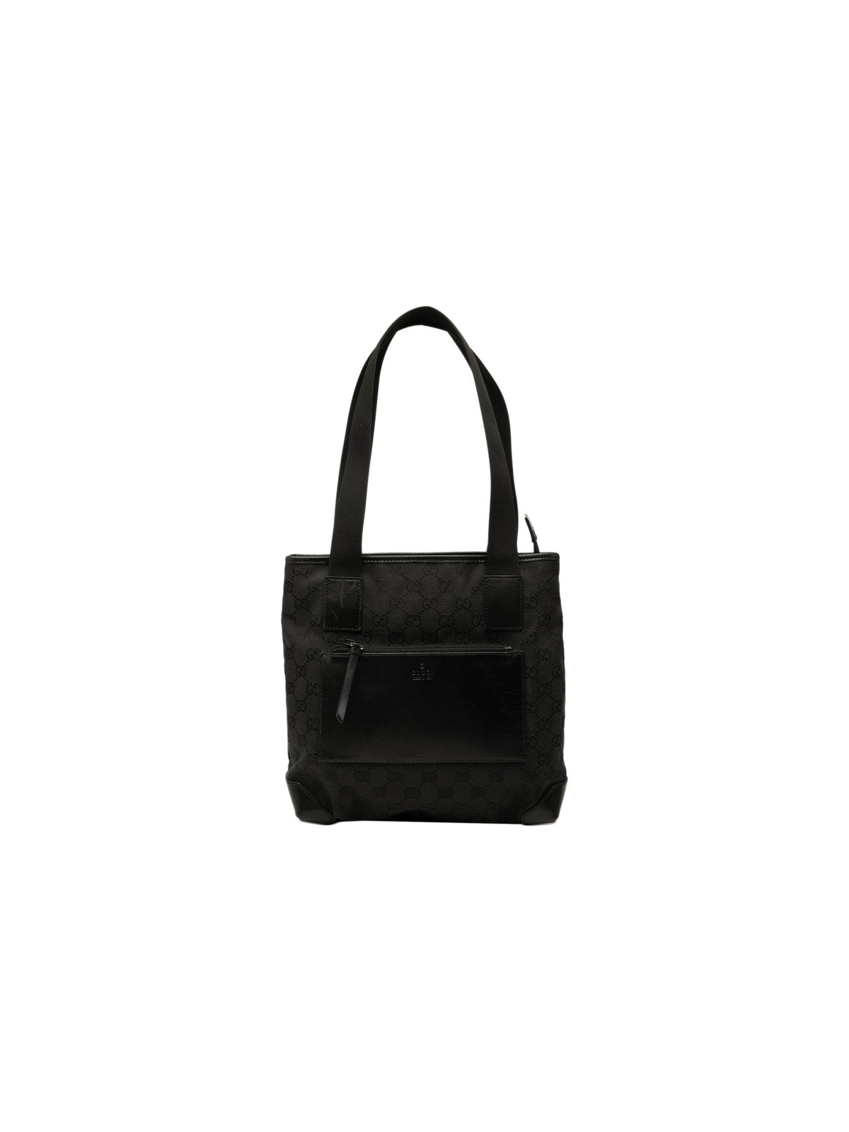 Gucci Tote Bag GG Denim Black (Pre-Owned)