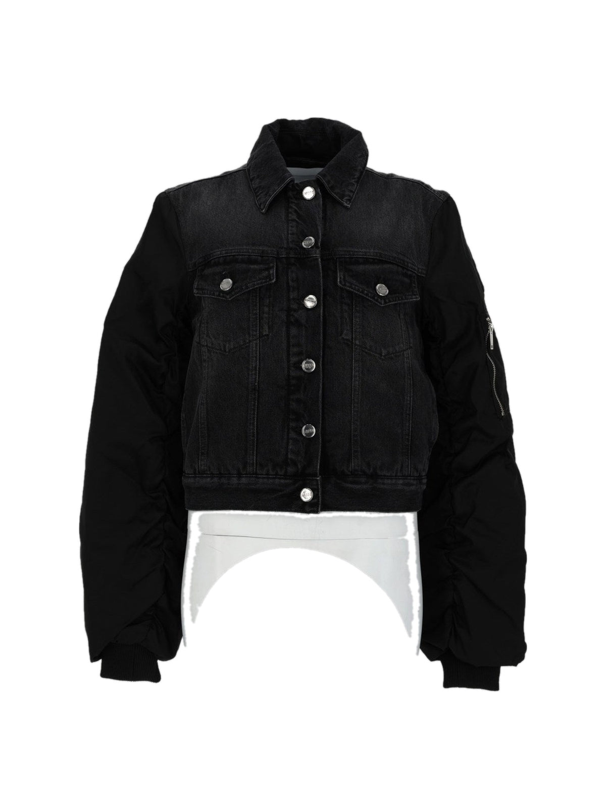 GANNI Denim Jacket Black