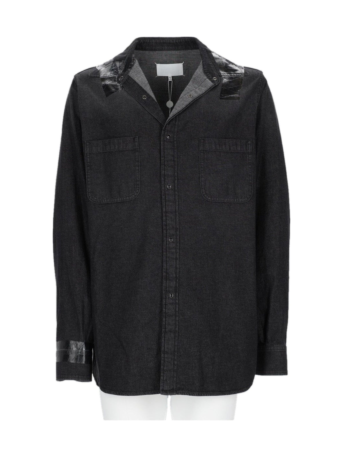 Maison Margiela Shirt in Taped Denim Black