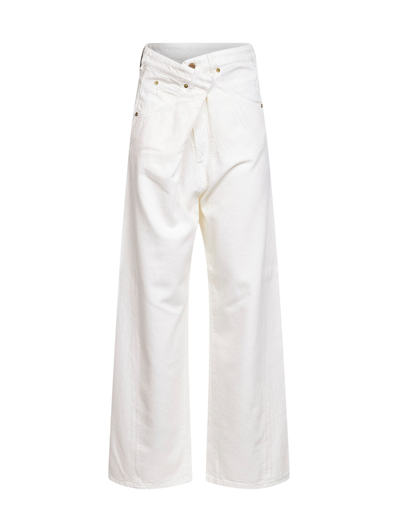 DARKPARK Jeans Ines Fold Over Waist White