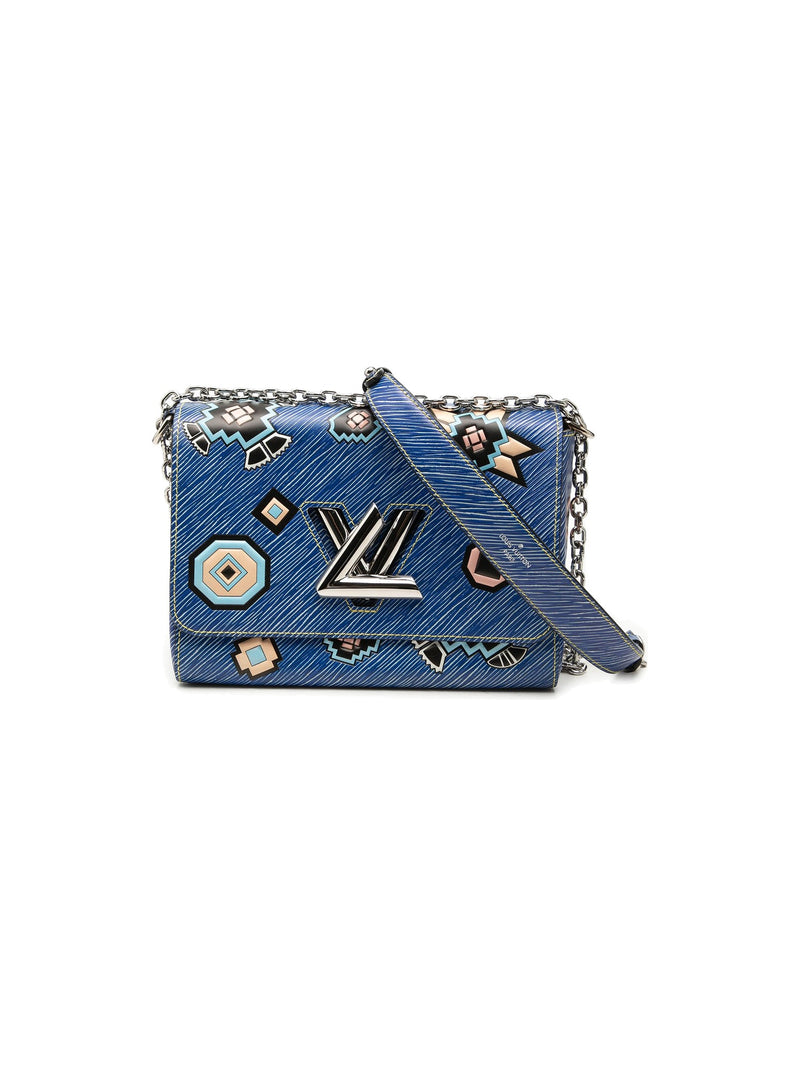 Louis Vuitton Shoulder Bag Twist MM Epi Blue (Pre-Owned)