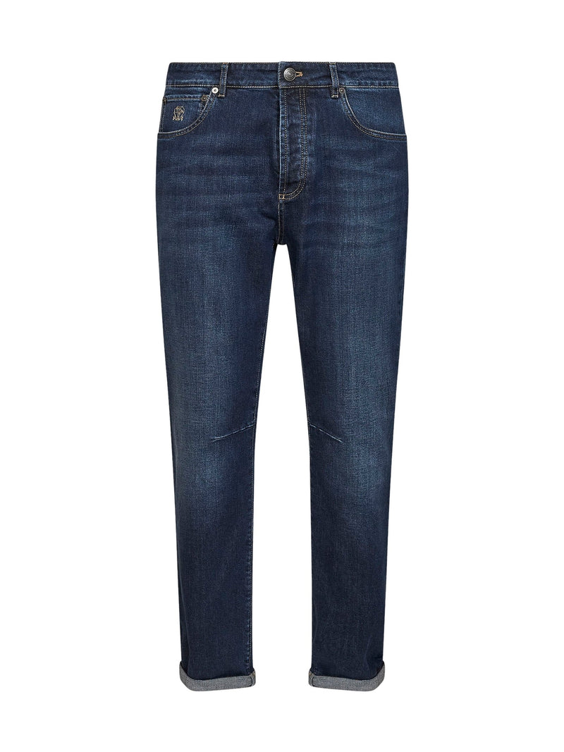 Brunello Cucinelli Jeans Dark Blue Cotton