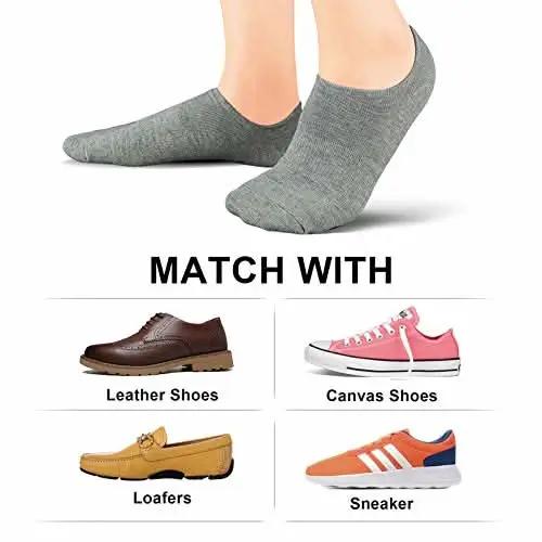 Love Salve No Show Socks Women's Low Cut Flat Boat Line Socks Non-Slip