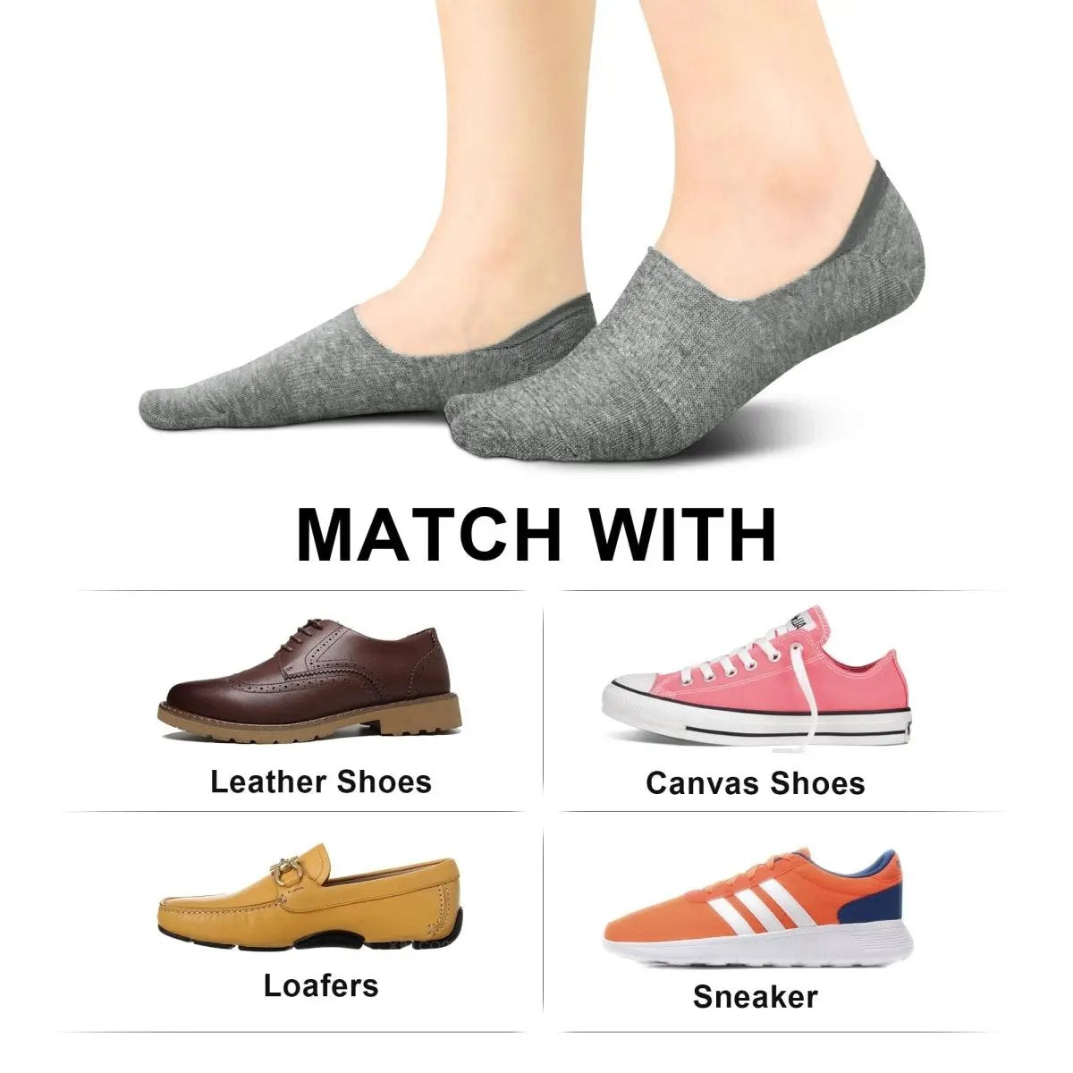 Love Salve No Show Socks Women's Low Cut Flat Boat Line Socks Non-Slip