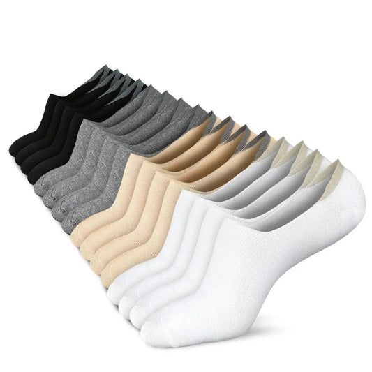 Love Salve No Show Socks Women's Low Cut Flat Boat Line Socks Non-Slip