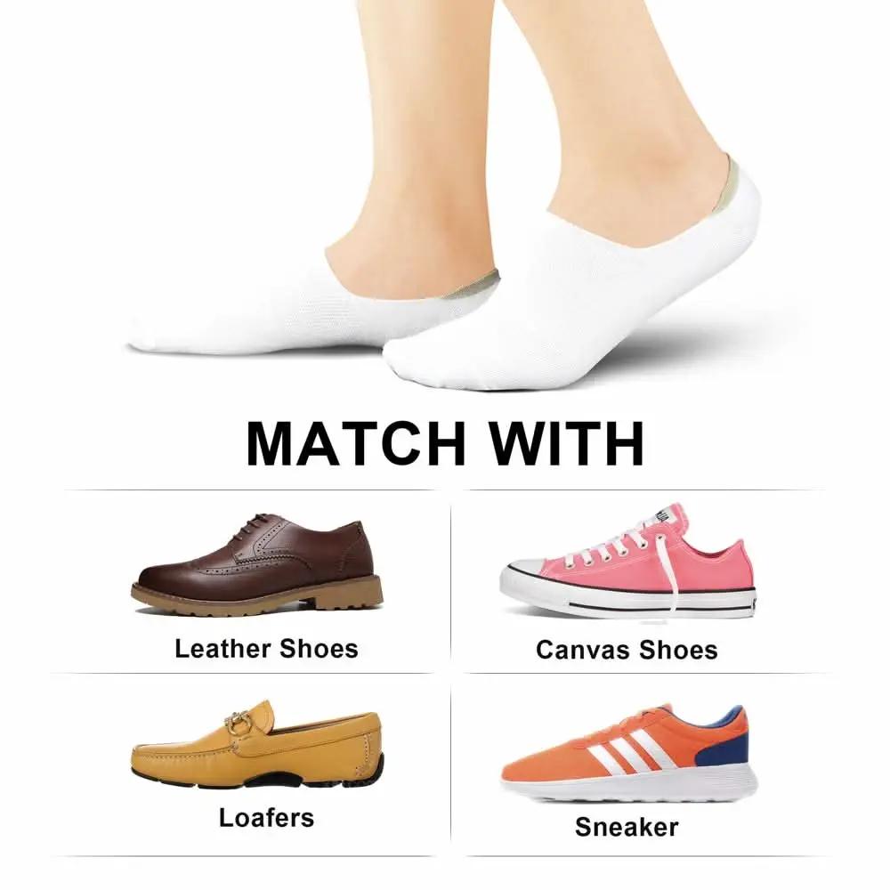 Love Salve No Show Socks Women's Low Cut Flat Boat Line Socks Non-Slip