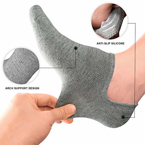 Love Salve No Show Socks Women's Low Cut Flat Boat Line Socks Non-Slip