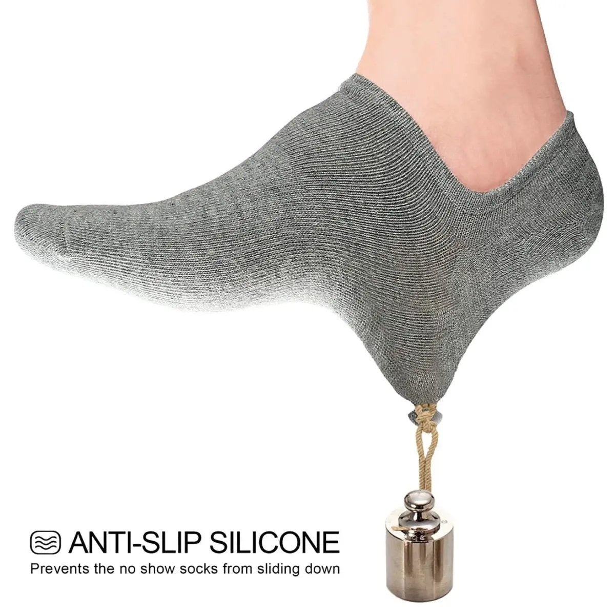 Love Salve No Show Socks Women's Low Cut Flat Boat Line Socks Non-Slip