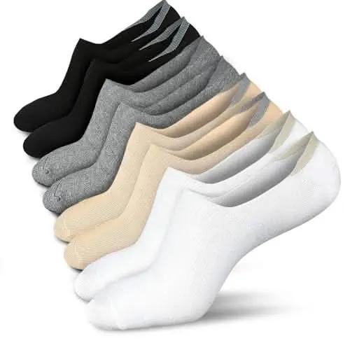 Love Salve No Show Socks Women's Low Cut Flat Boat Line Socks Non-Slip