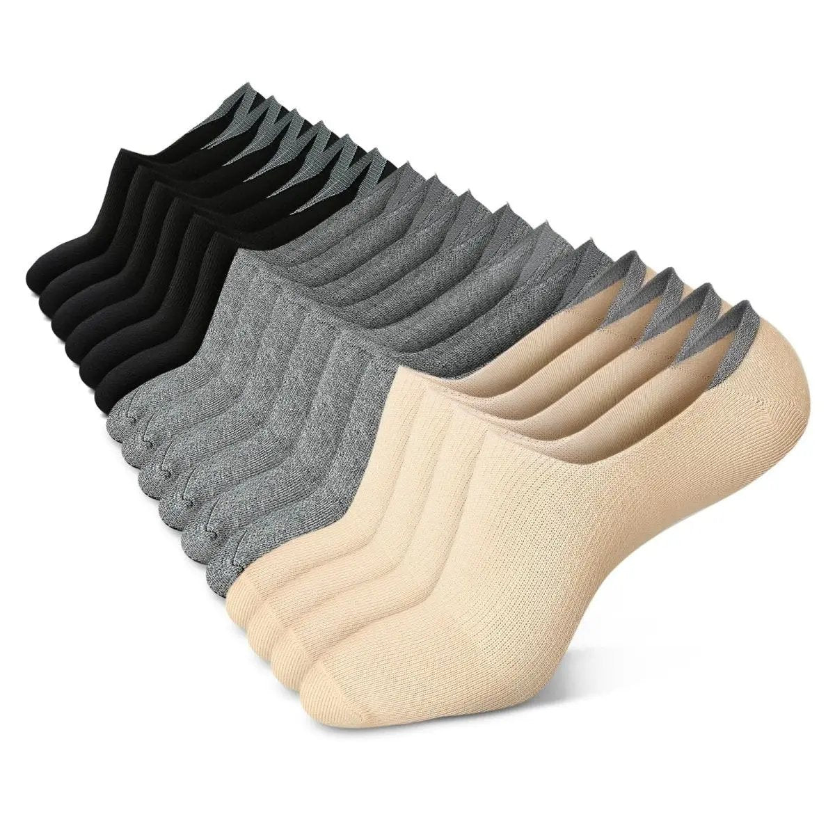 Love Salve No Show Socks Women's Low Cut Flat Boat Line Socks Non-Slip