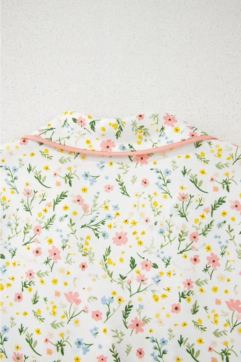 Love Salve Floral Pajama Set Women's Summer Sleepwear Comfy & Lightweight