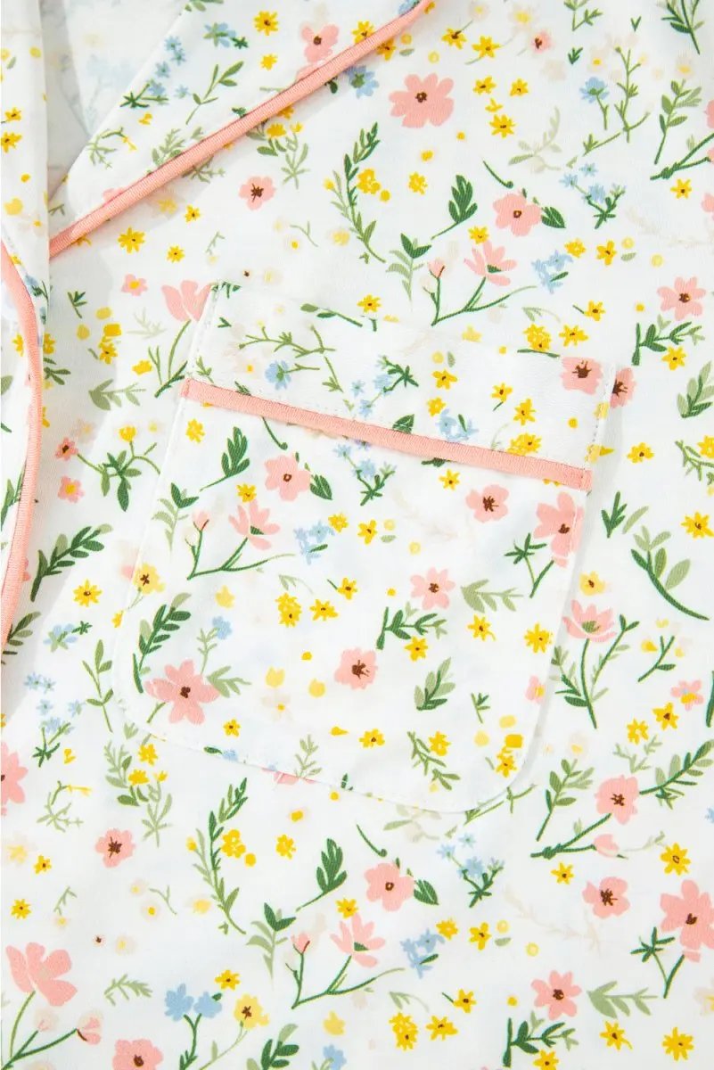 Love Salve Floral Pajama Set Women's Summer Sleepwear Comfy & Lightweight