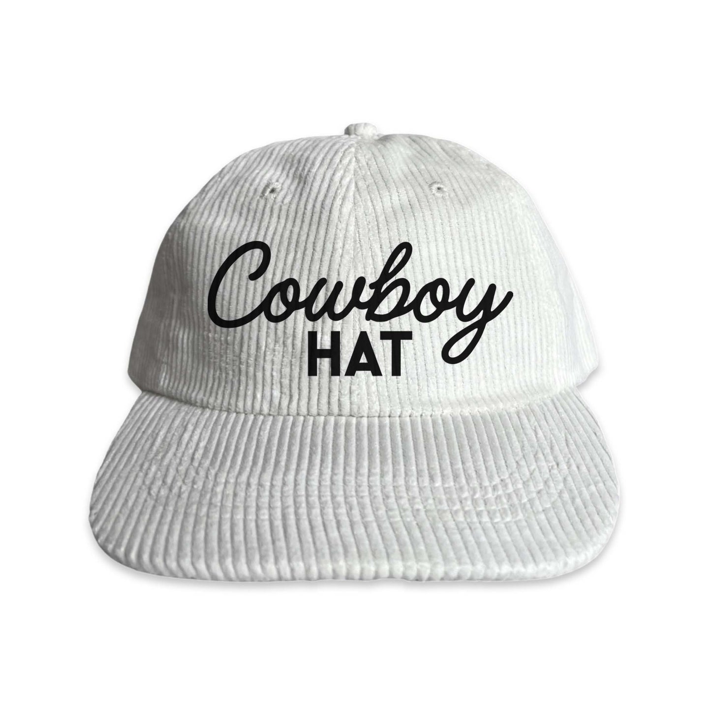 Cowboy Hat Corduroy Cap