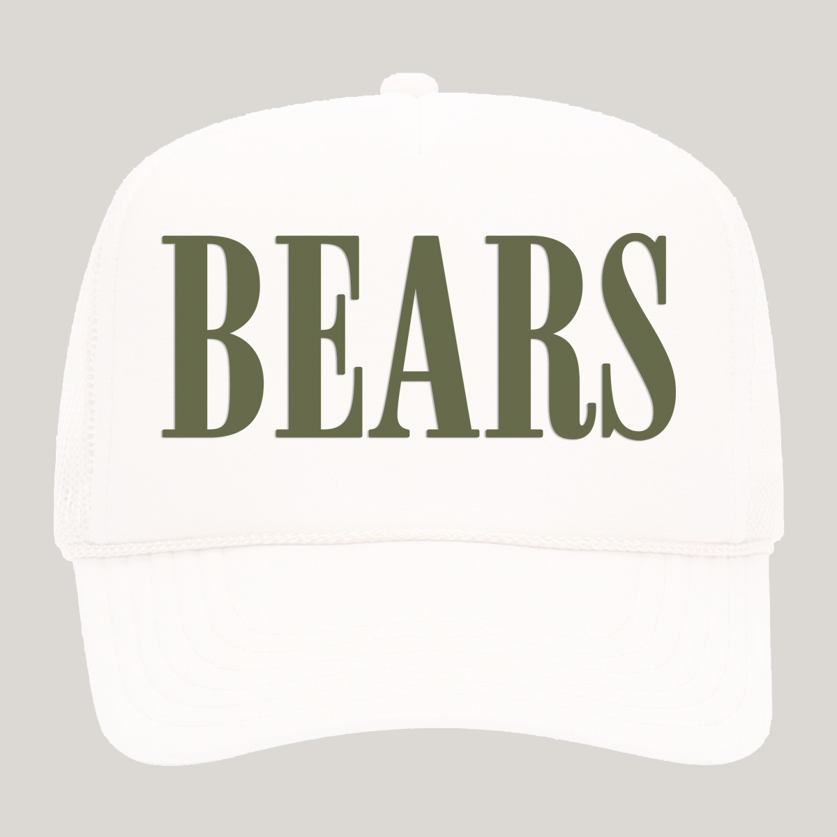 Bears Western Foam Snapback