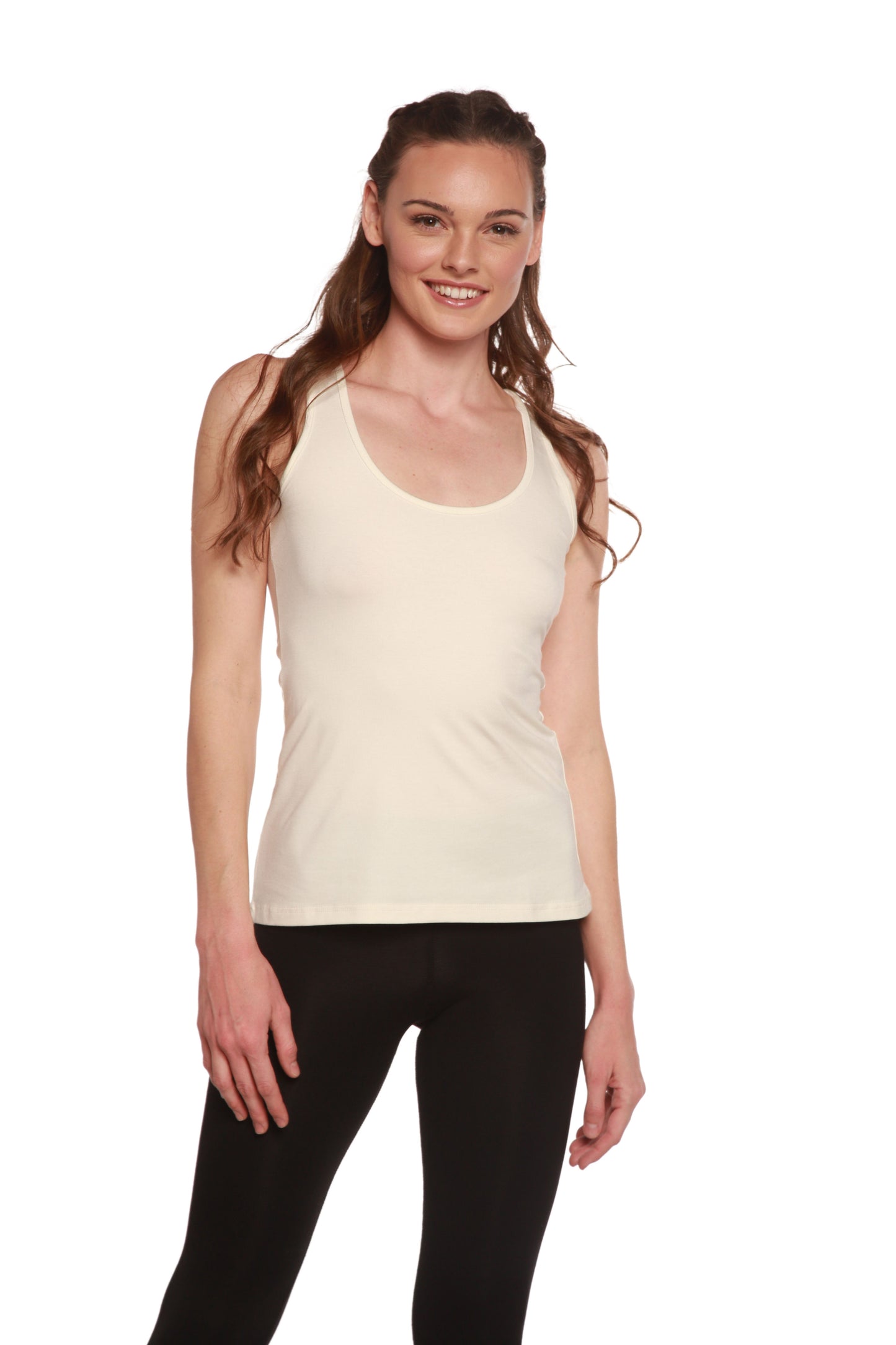 Clearance Women's Bamboo/Cotton Racer Back Tank Top
