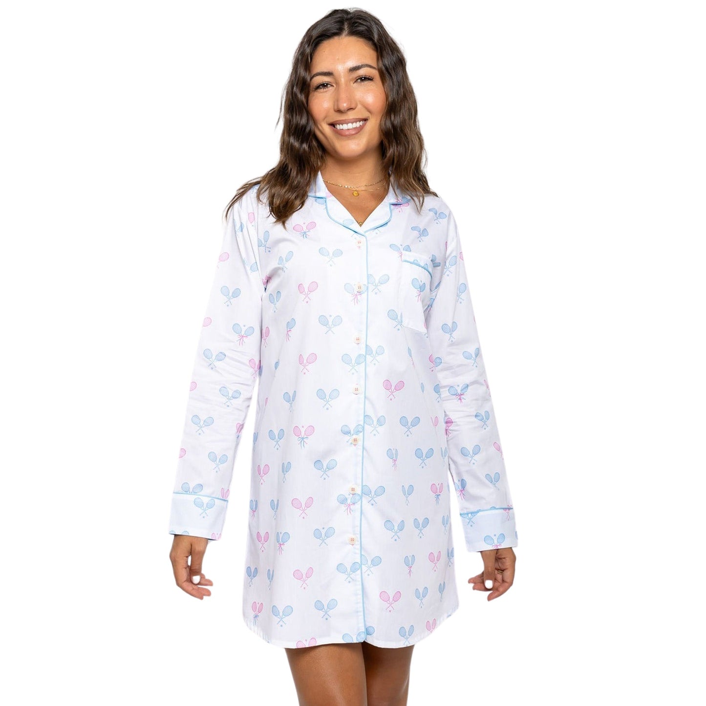 Women's Tennis Bows Night Shirt