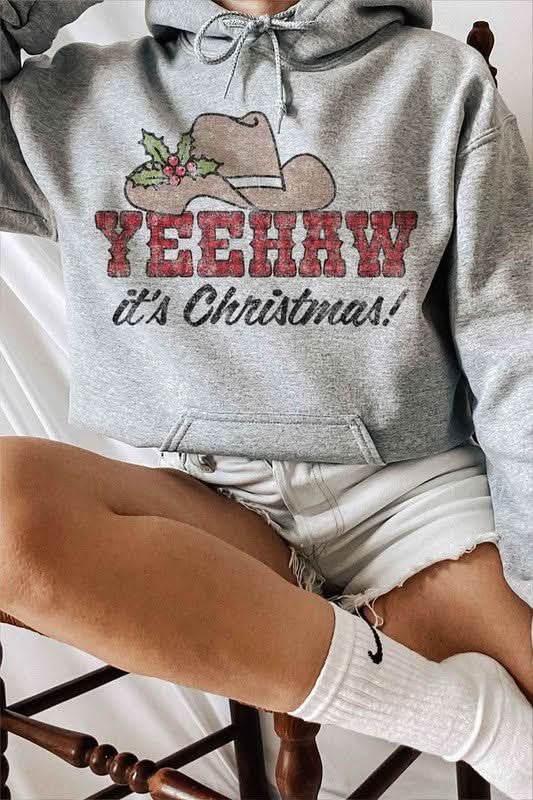 ROSEMEAD LOS ANGELES CO YEEHAW COUNTRY CHRISTMAS HOODIE PLUS SIZE - Premium Quality Product | Fast Shipping & Returns