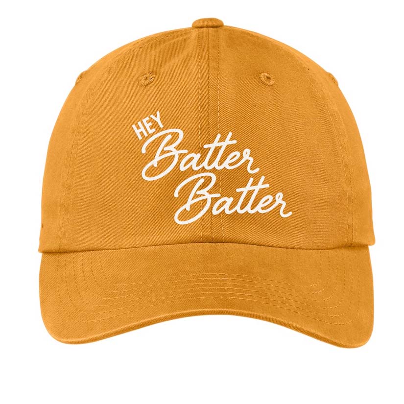 Hey Batter Batter Baseball Cap