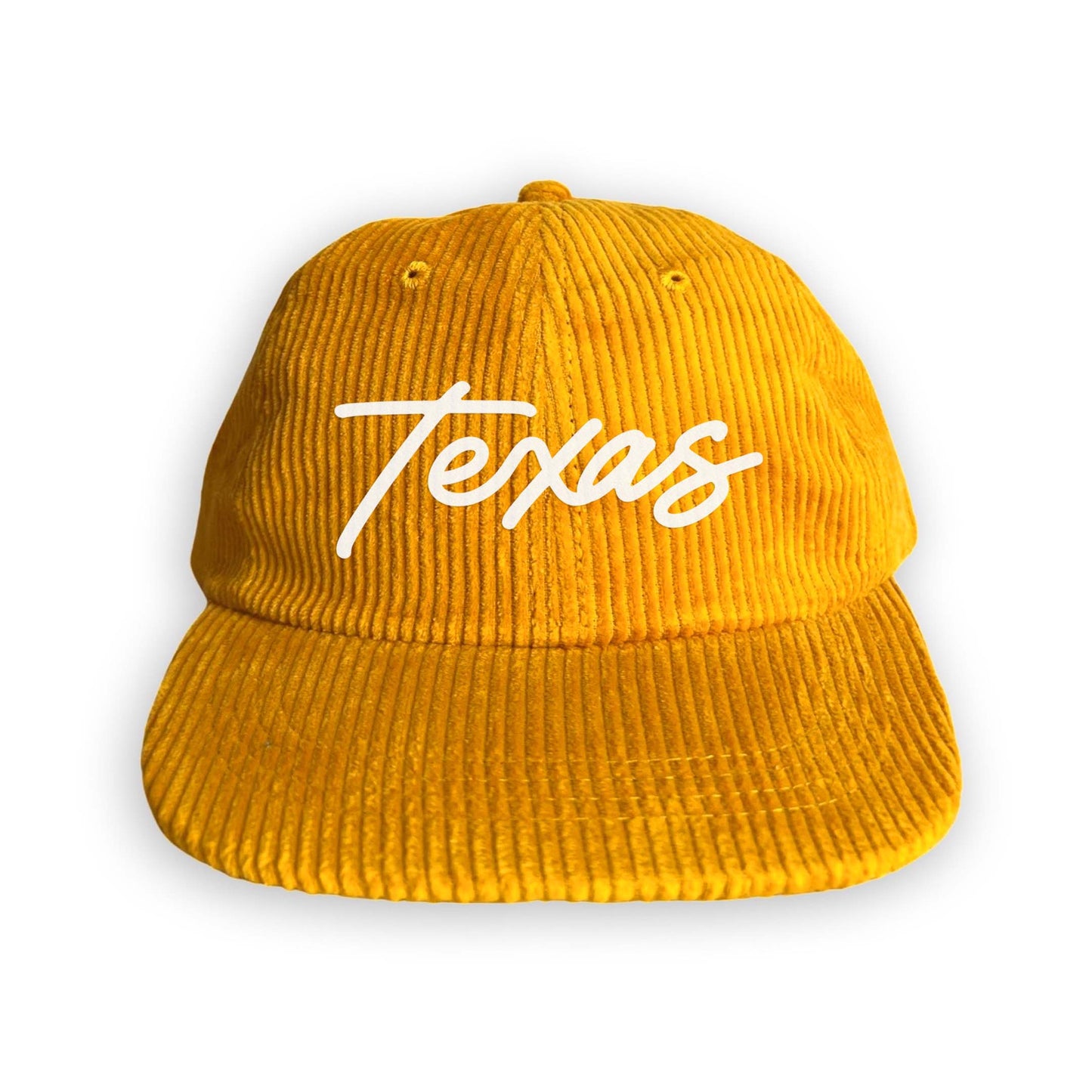Texas Cursive Corduroy Cap