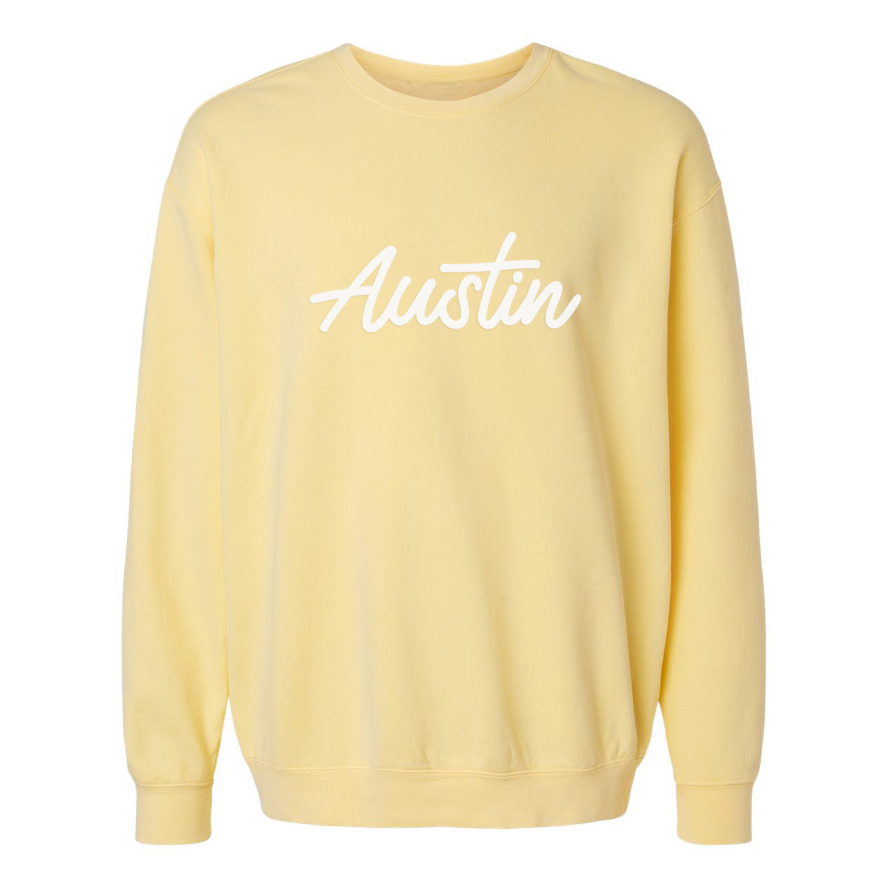 Austin Cursive Washed Sweatshirt