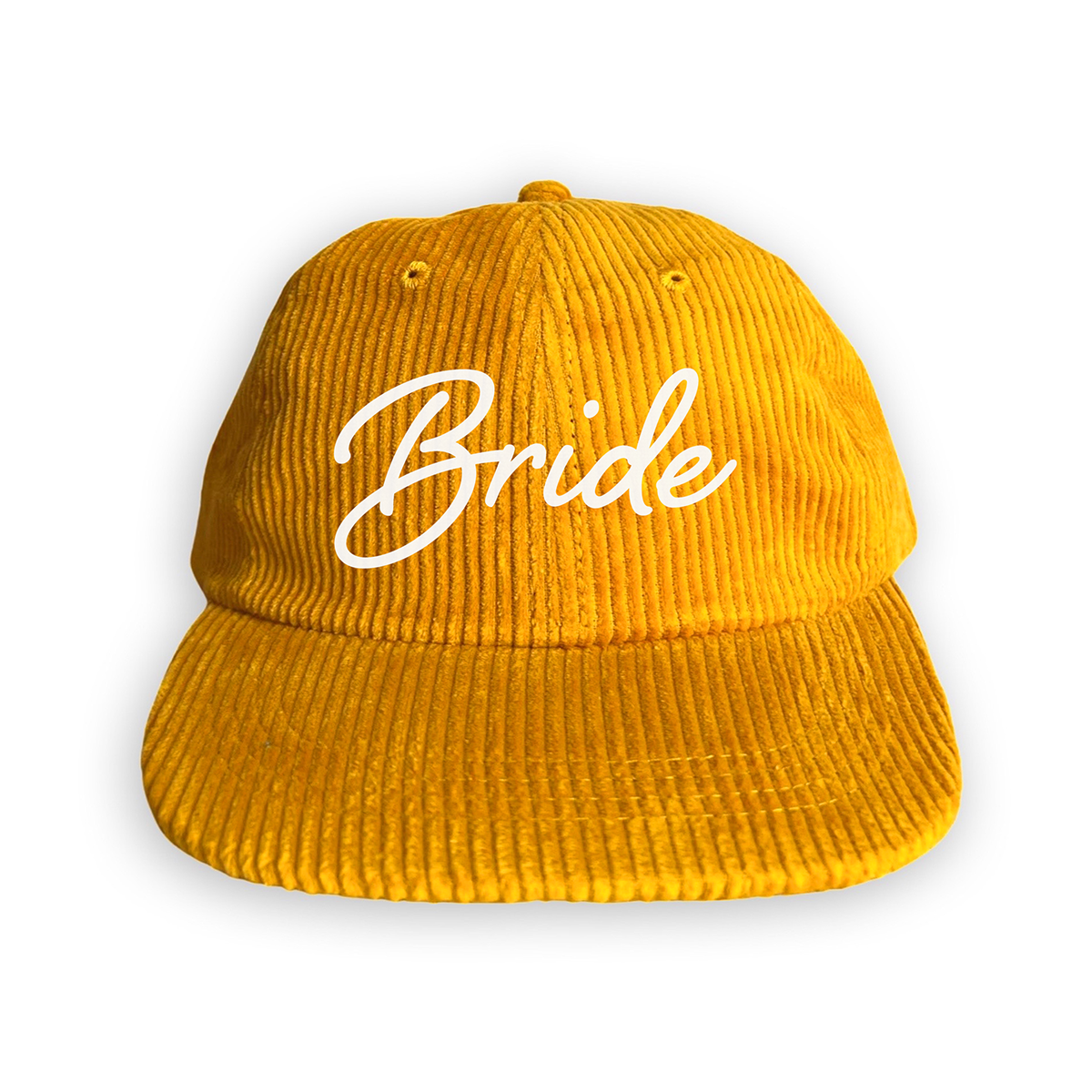 Bride Cursive Corduroy Cap