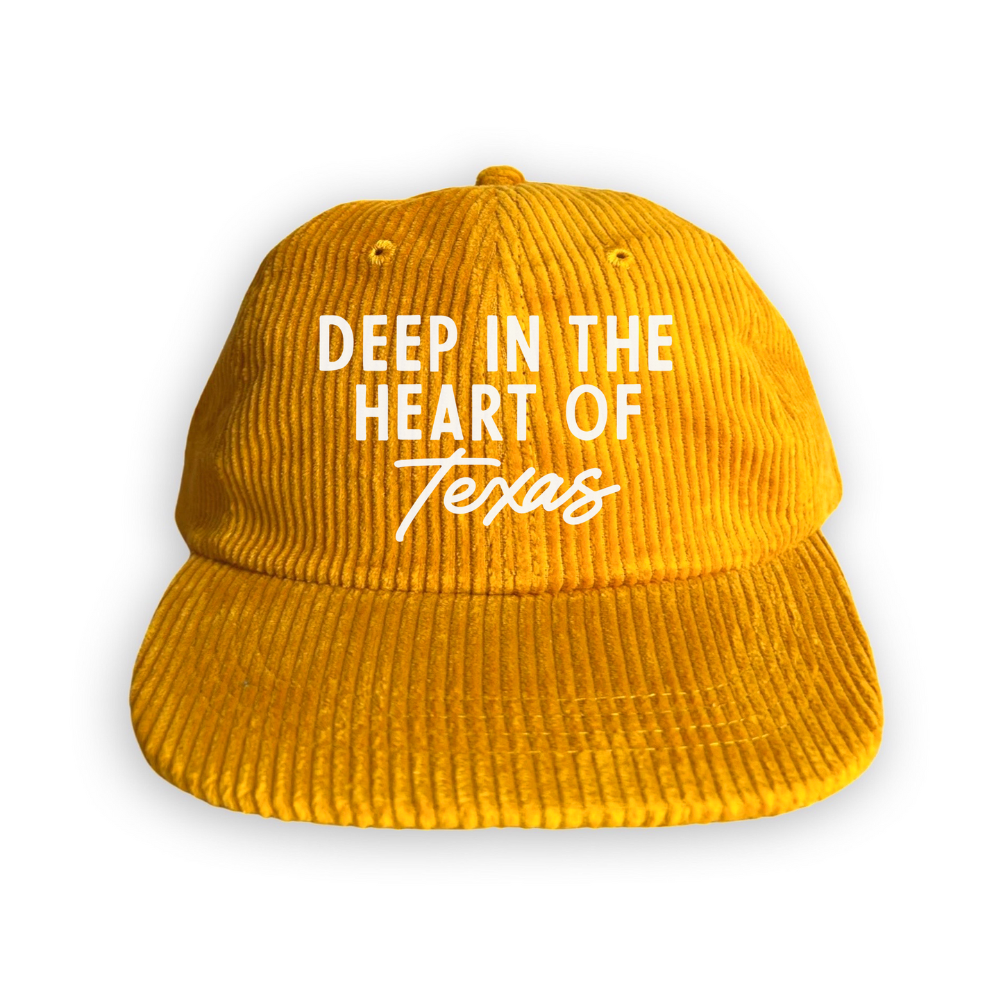 Deep in the Heart of Texas Corduroy Cap