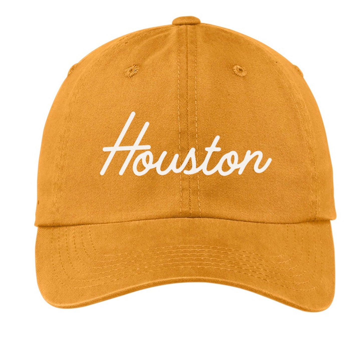 Houston Cursive Baseball Cap V2
