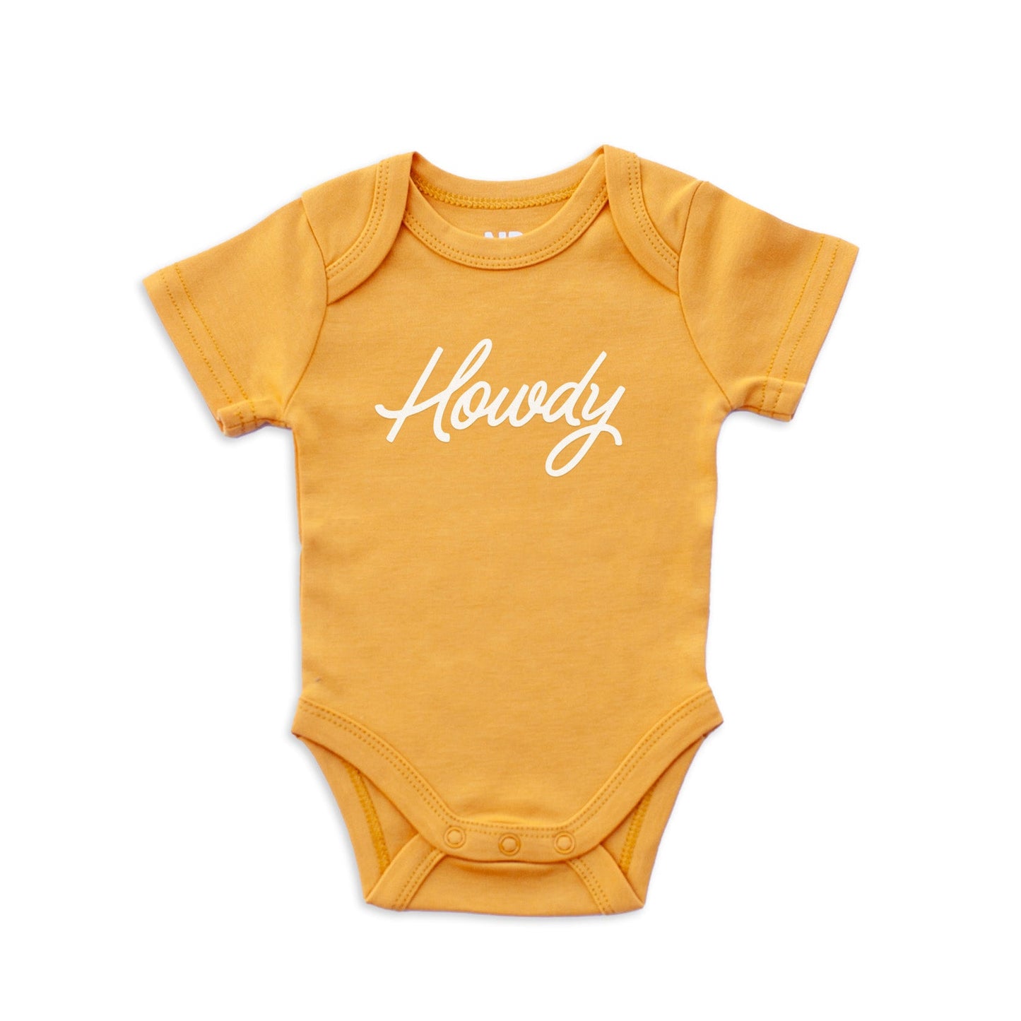 Howdy Cursive Onesie
