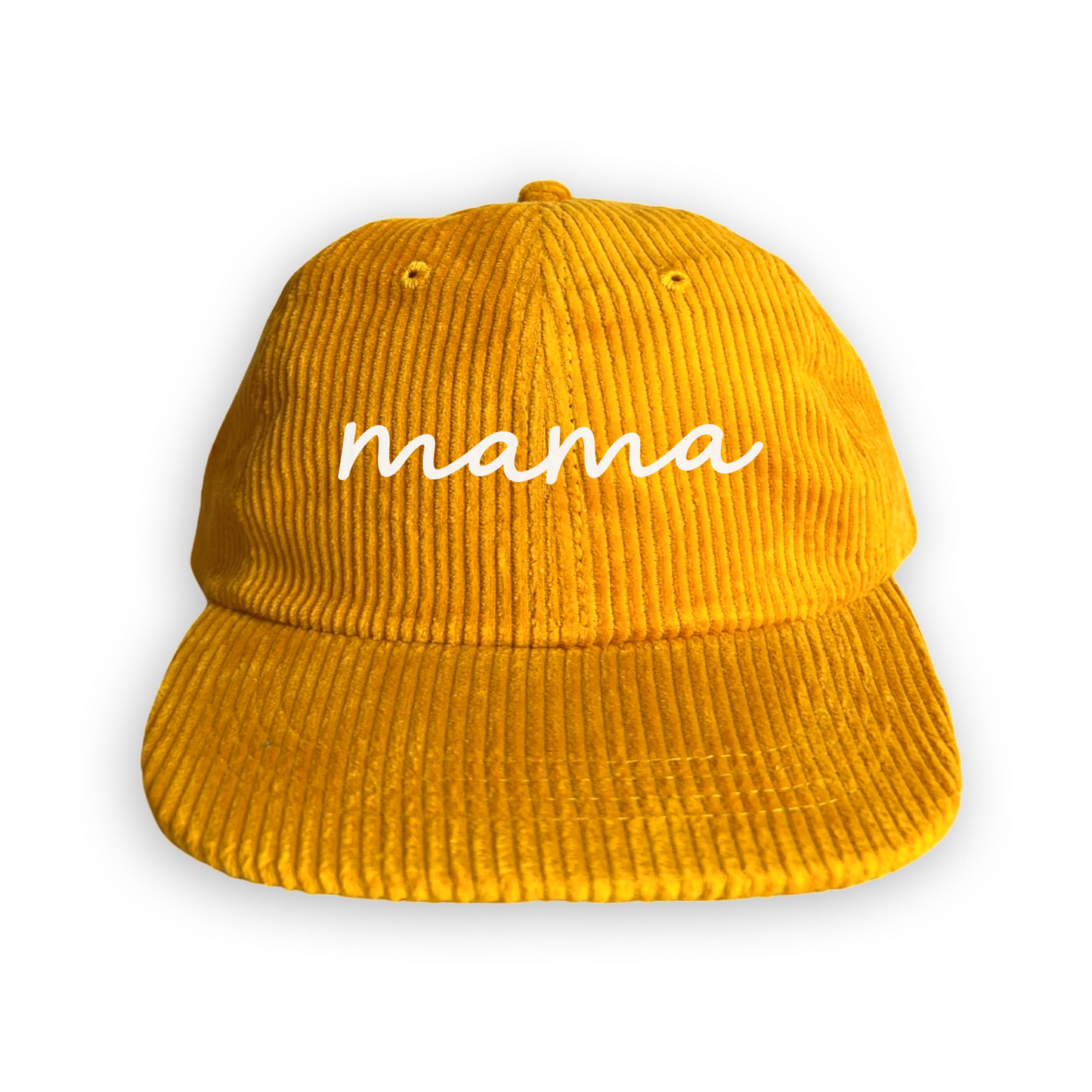 Mama Cursive Corduroy Cap