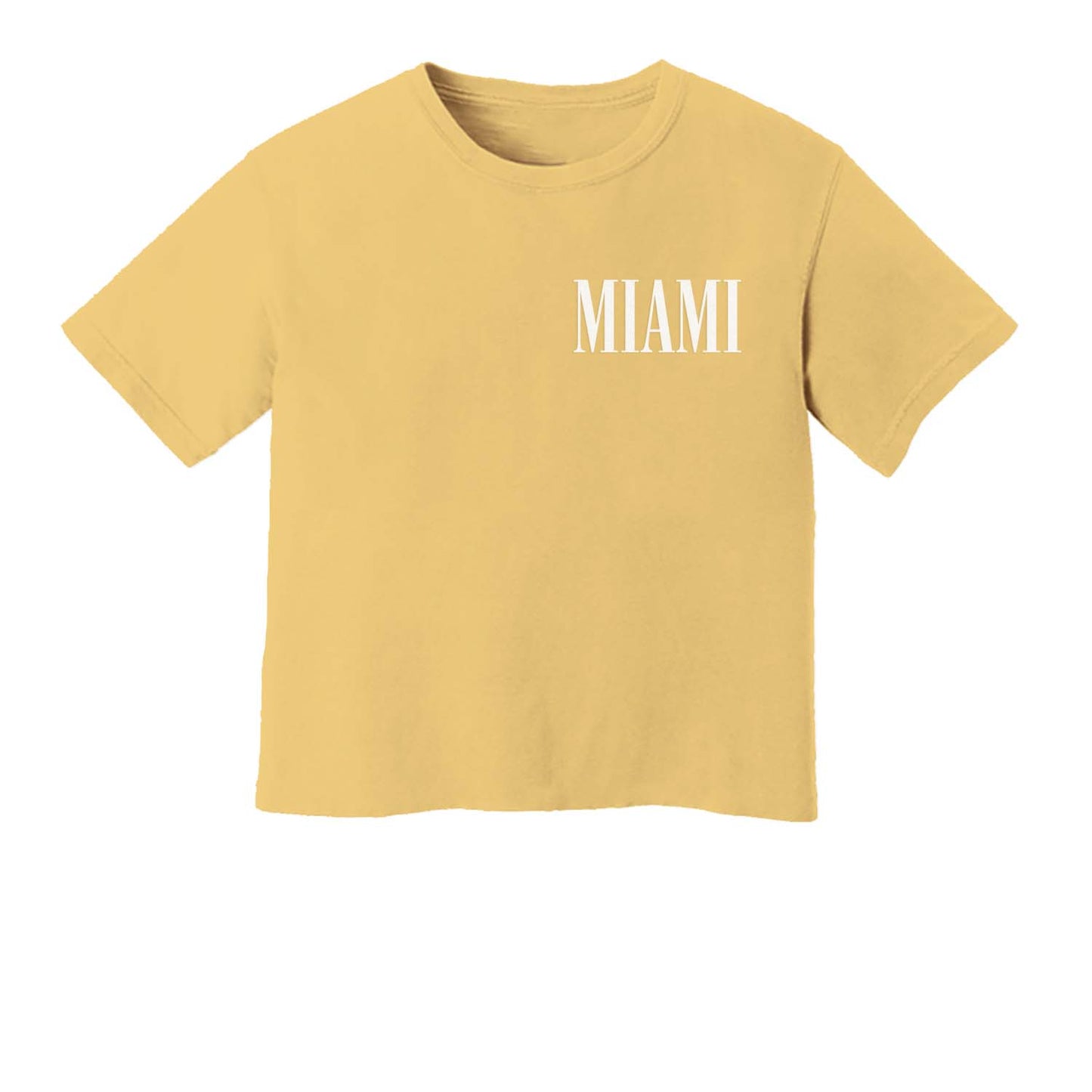 Miami Western Washed Crop Tee
