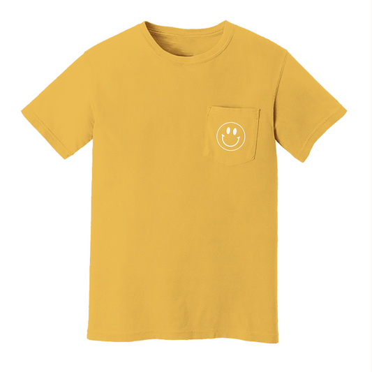 Smile Outline Pocket Tee