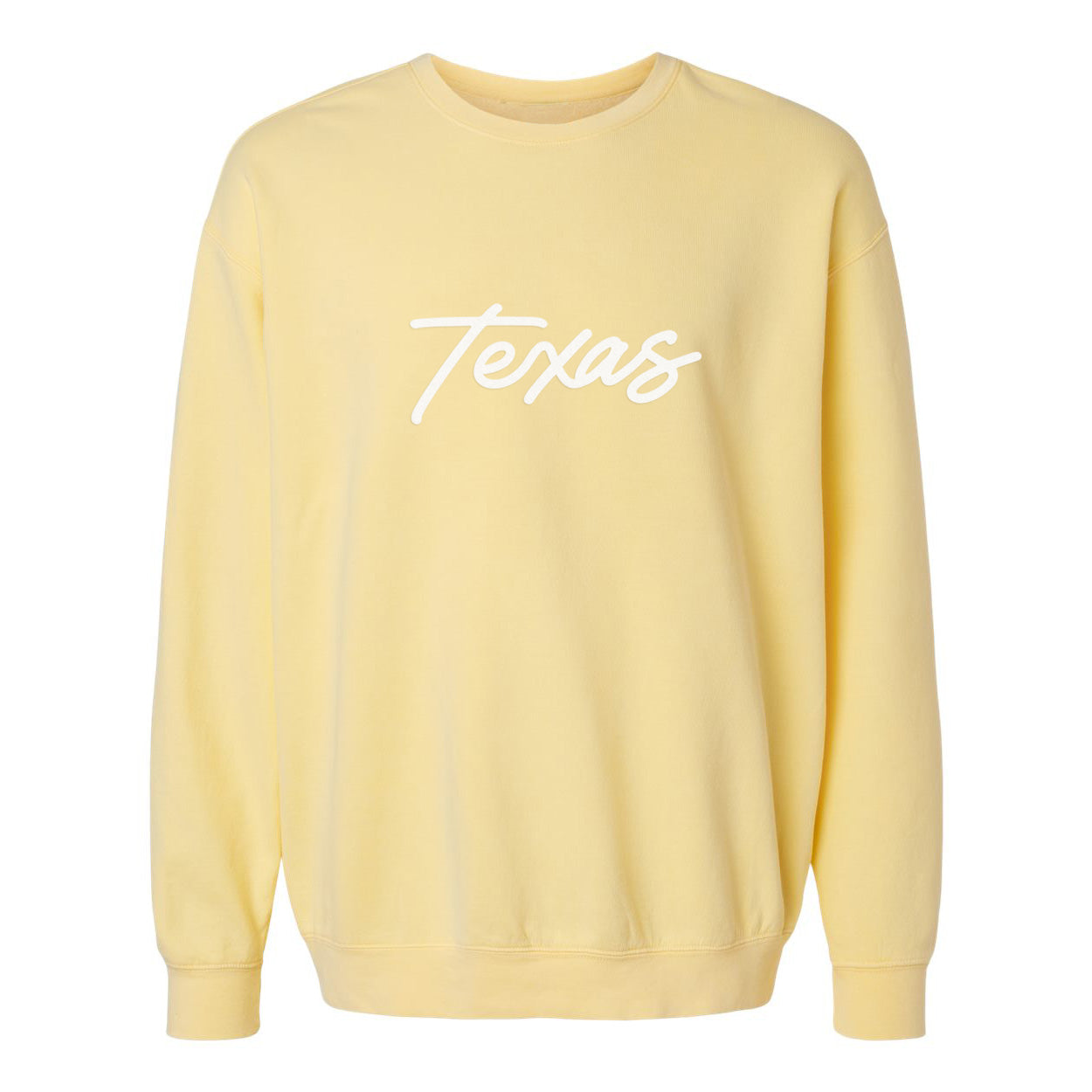 Texas Cursive Washed Sweatshirt