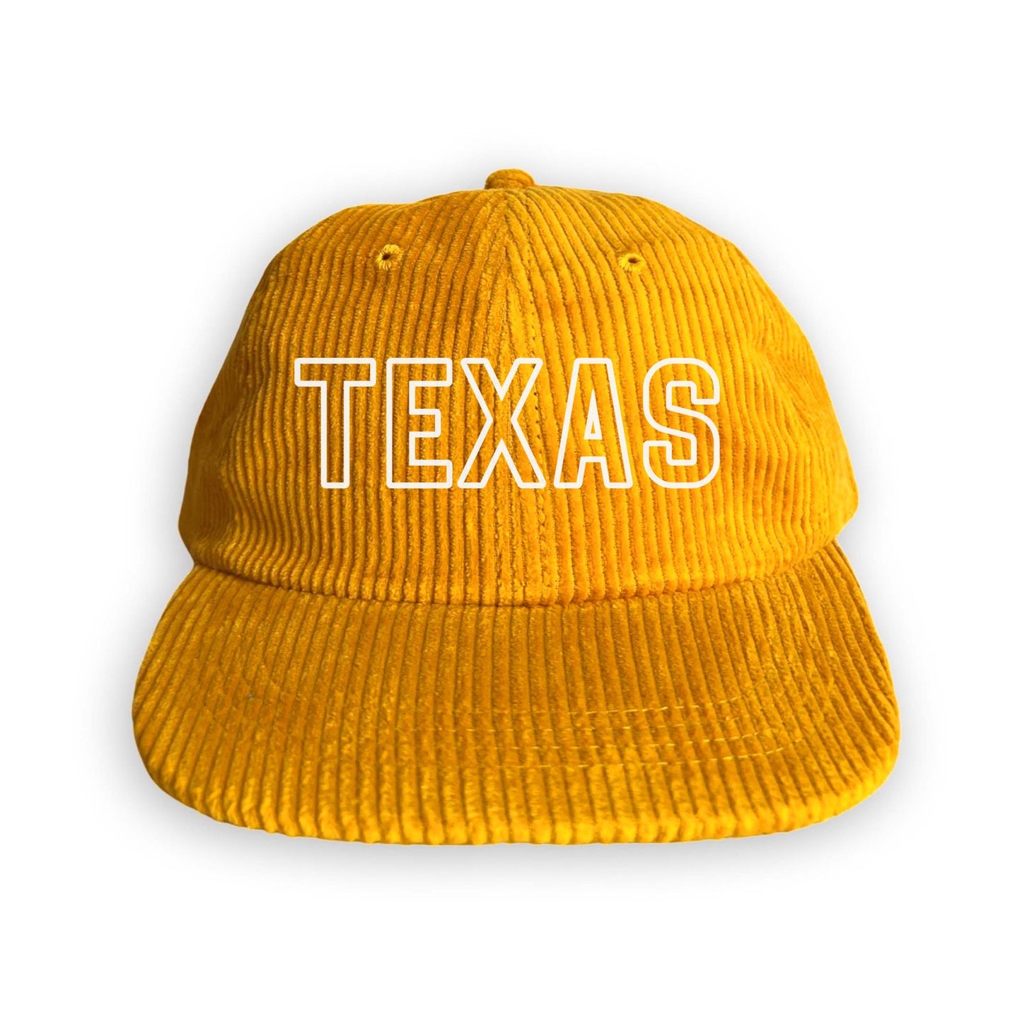 Texas Outline Corduroy Cap