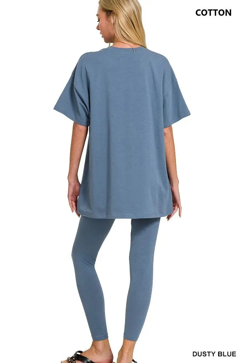 Cotton Loungewear Set - Soft & Comfy - Women's Pajama