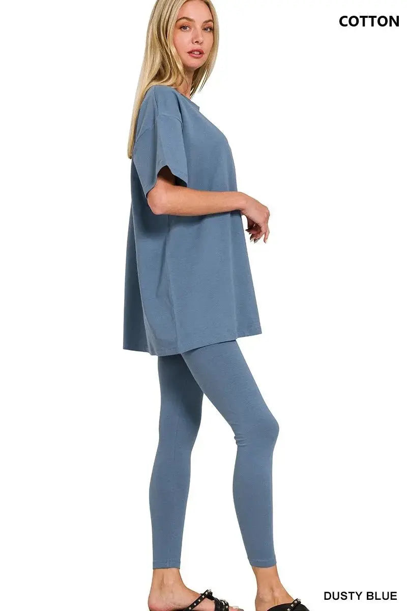 Cotton Loungewear Set - Soft & Comfy - Women's Pajama