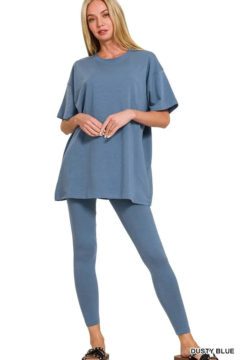 Cotton Loungewear Set - Soft & Comfy - Women's Pajama