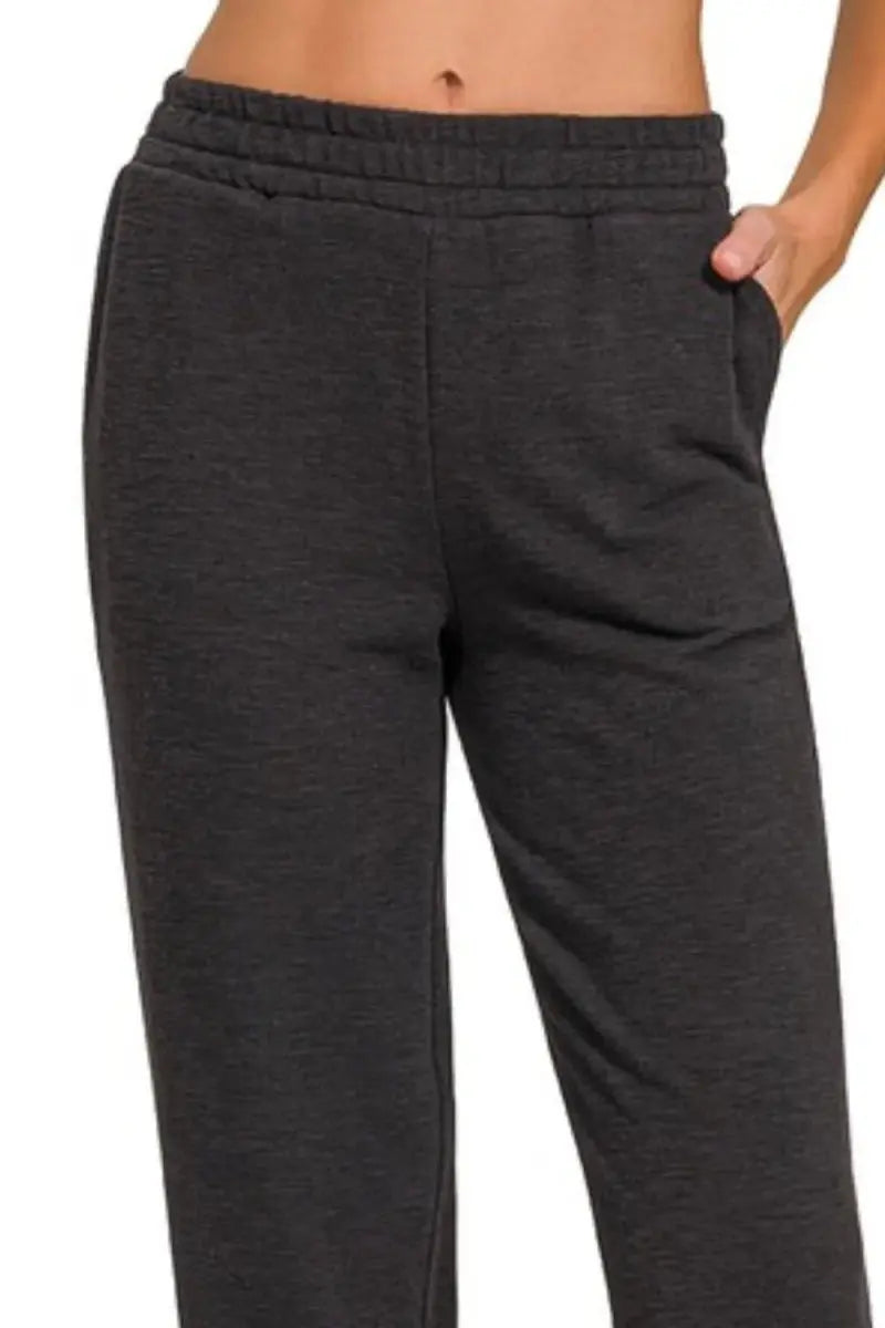 Trendsi Cotton Slub Joggers Women's Loungewear Pants - Comfy & Stylish
