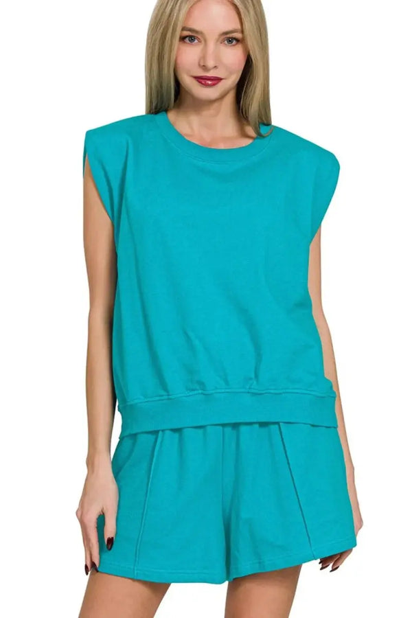Loungewear Set - Soft Terry - Sleeveless