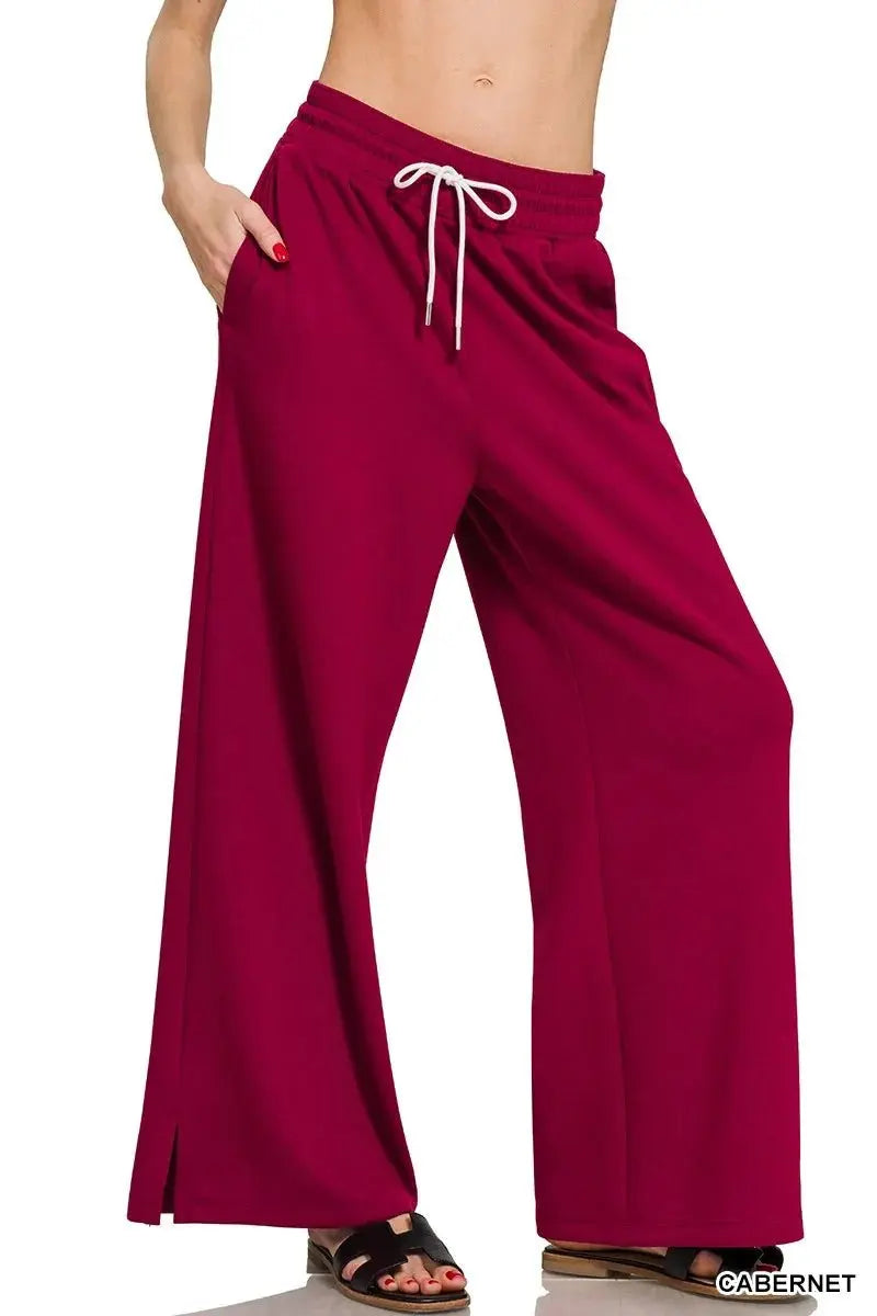 Trendsi Scuba Drawstring Pants Women's Loungewear Casual Comfort Fit