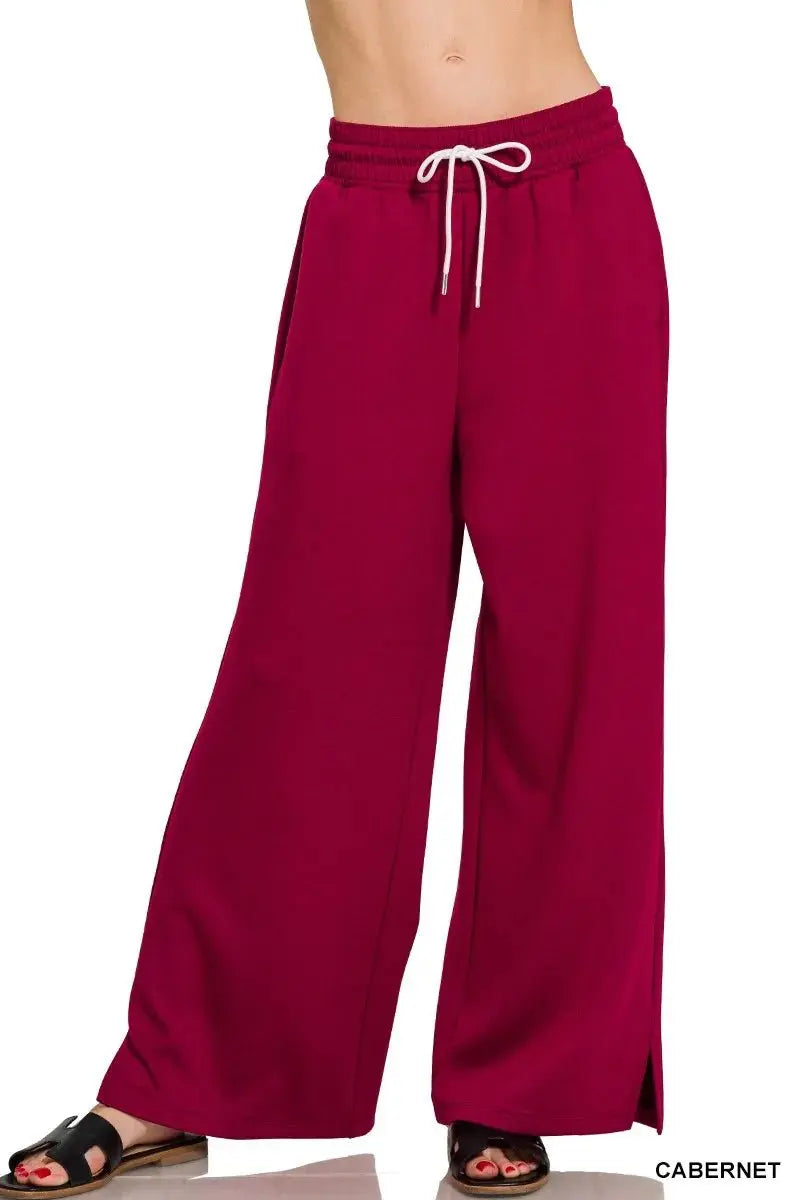 Trendsi Scuba Drawstring Pants Women's Loungewear Casual Comfort Fit